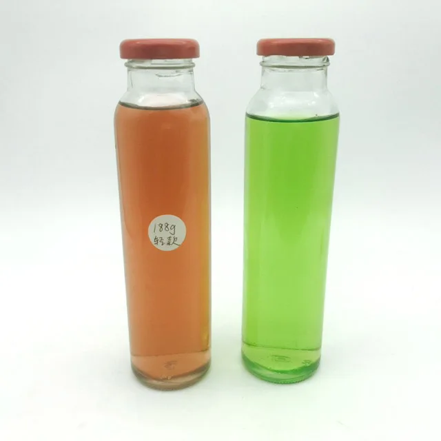 High Quality 300ml Soft Drink Glass Bottle Wholesale Glass Tea Bottle