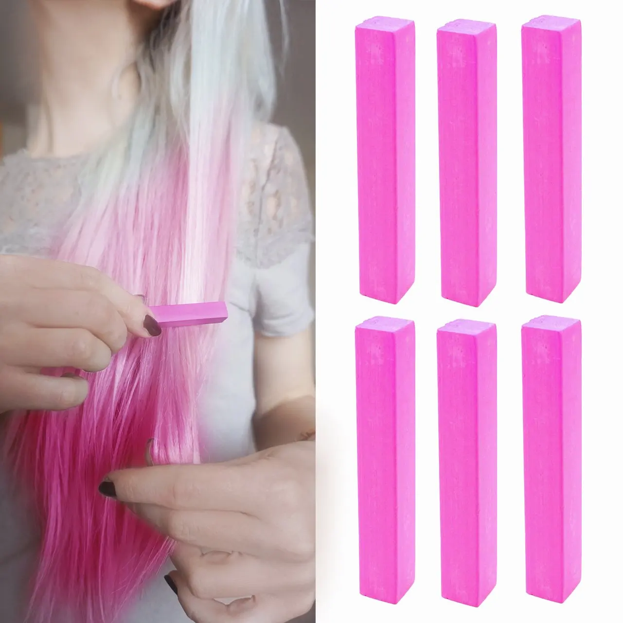 Как красить волосы мелками фаберлик