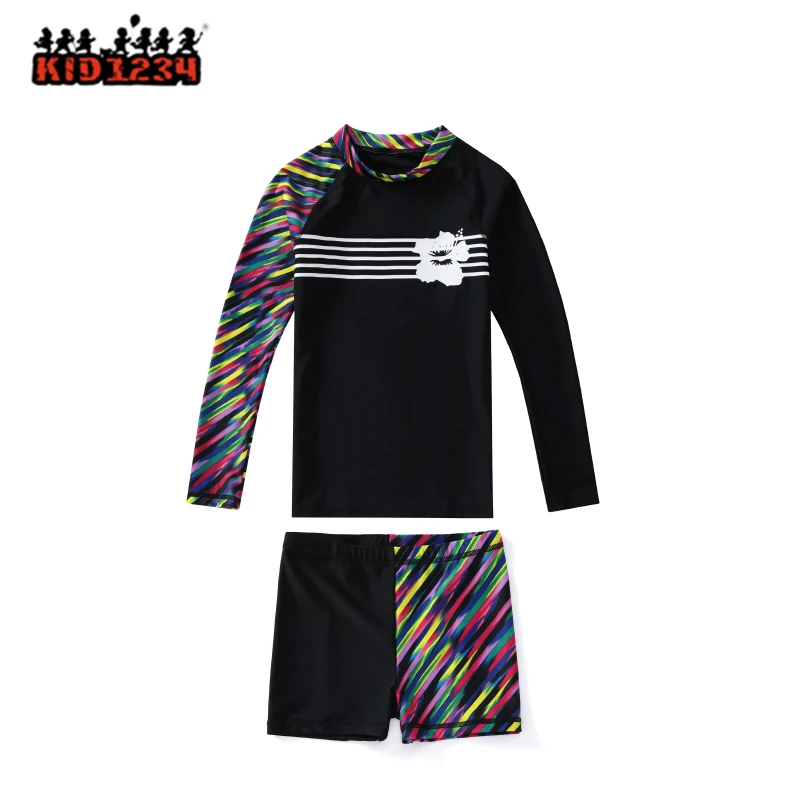 

Hot selling summer kids swimming suit, Black