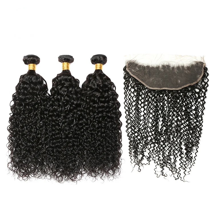 

Hot Selling Kinky Curl Hair Lace Frontal Piece, Raw Human Hair Lace Front, N/a