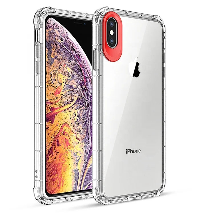 

For iPhone XR Case,Clear Protective Heavy Duty Case with Soft TPU Bumper [Slim Thin] Case for iPhone XR 6.1 Inch