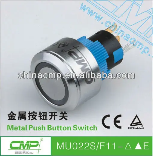 cmpフラットヘッド防水金属プッシュボタンスイッチとランプピンip67終端-押しボタンスイッチ問屋・仕入れ・卸・卸売り