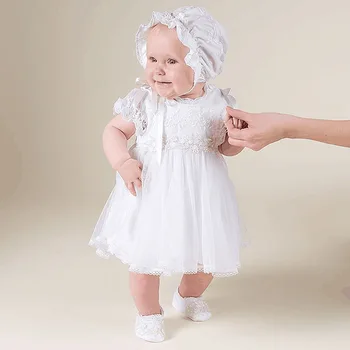 short baptism dress