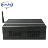 2 lan Intel core series i3 i5 i7 CPU fanless embedded mini box computer industrial car PC with VGA + DVI full HD display