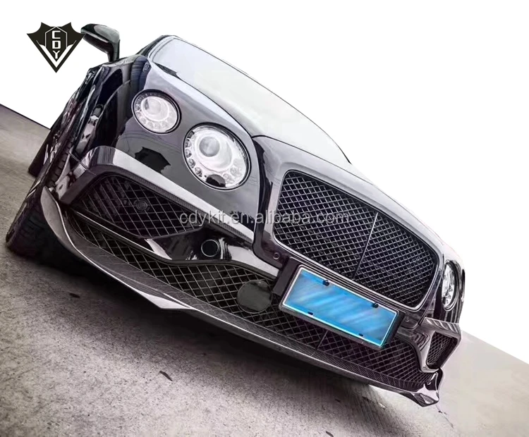 Carbon Fiber Body Kit For Bentley Continental Gt 2018 New Style Bentley