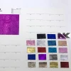 V039 Laser metal rose pattern PVC artificial leatherfor bags and shoes