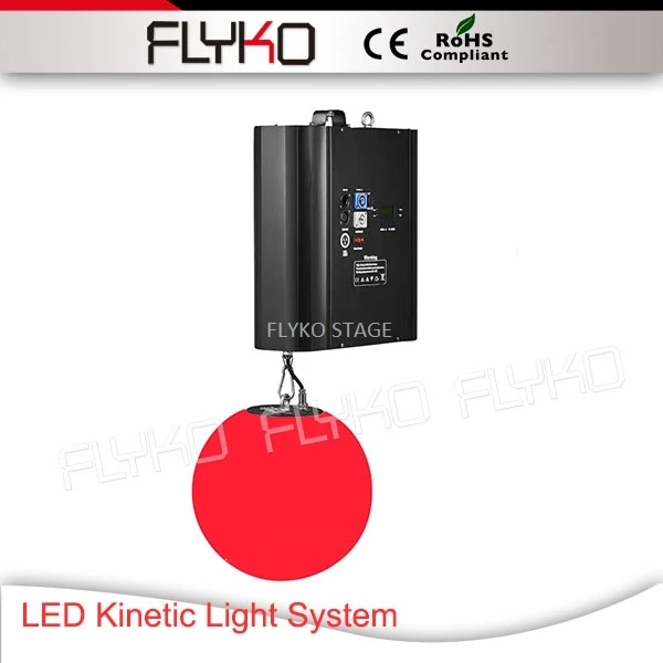 Led lift ball , led kinetic lighting system , color led disco ball