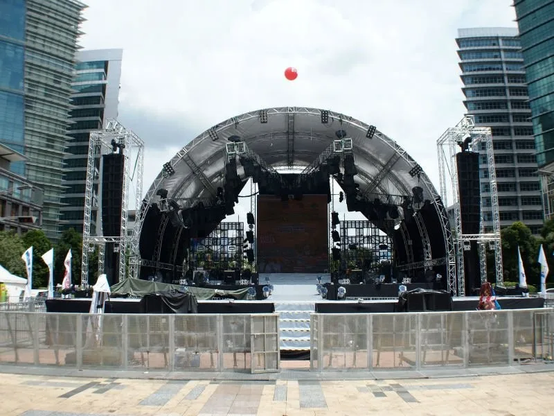 Easy Install Hot Sale Mobile Event Stages Outdoor Concert Portable