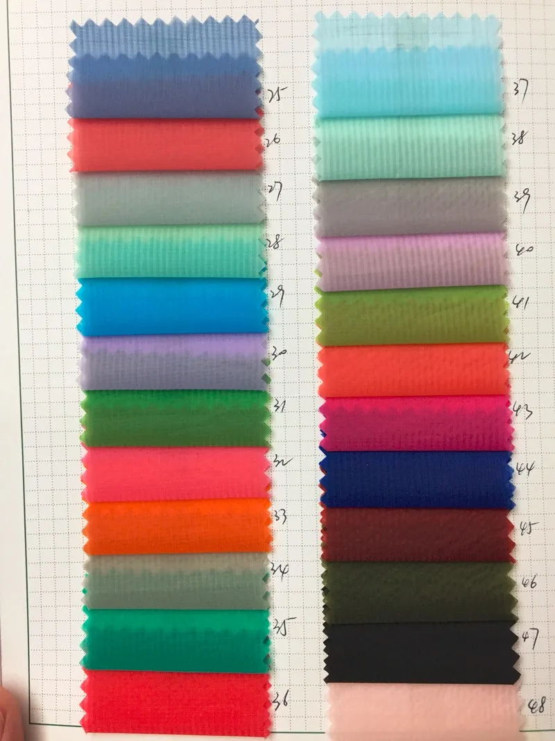 Factory Customized 15d Ultra Thin Light Weight Soft Nylon Ripstop