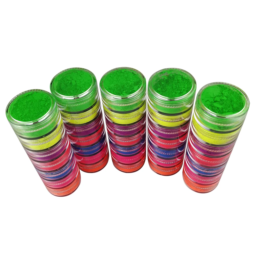 

High Quality Neon Eyeshadow 7 color Loose Pigment Waterproof Eyeshadow Powder