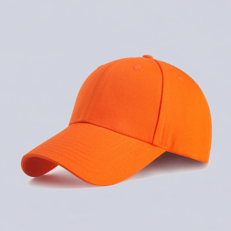 Orange Blank Baseball Cap Cotton Blank Visor Hat - Buy 100 Cotton Blank ...