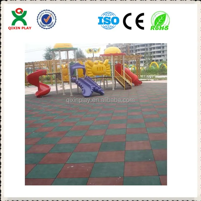 Free Sample Rubber Floor Mat For Kindergarten Playground Baby Gym