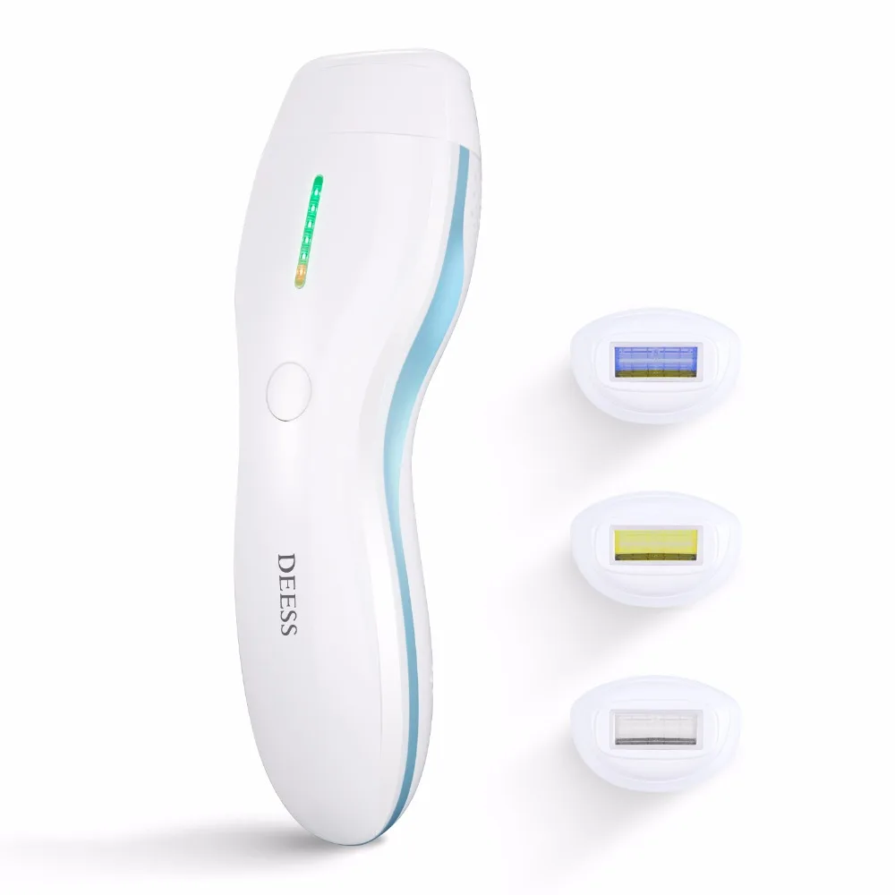 

DEESS 3in1 Ipl hair removal machine handpiece laser, Pink, blue, rose gold