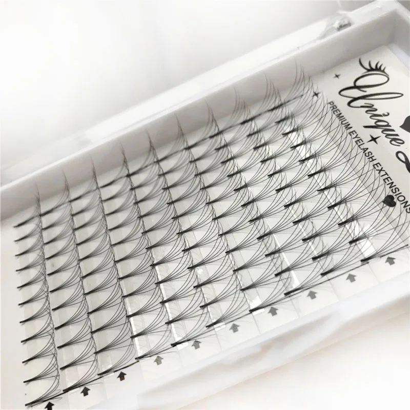 

2019 new arrival magnetic eyelashes private short stem 5D label eyelash extension 0.07mmC D 3d 4d 5d 6d pre made fans, Natural black