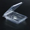 Customized vacuum forming plastic packaging clamshell clear blister clam shell folded package