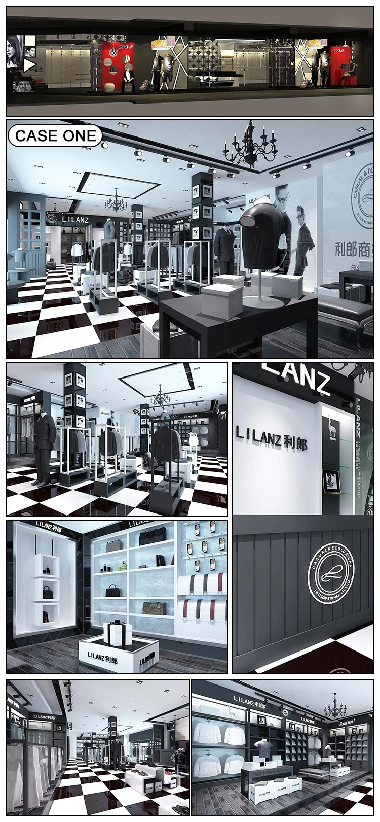 Modern Men Clothing Store Design/clothing Store Design/men Store Design