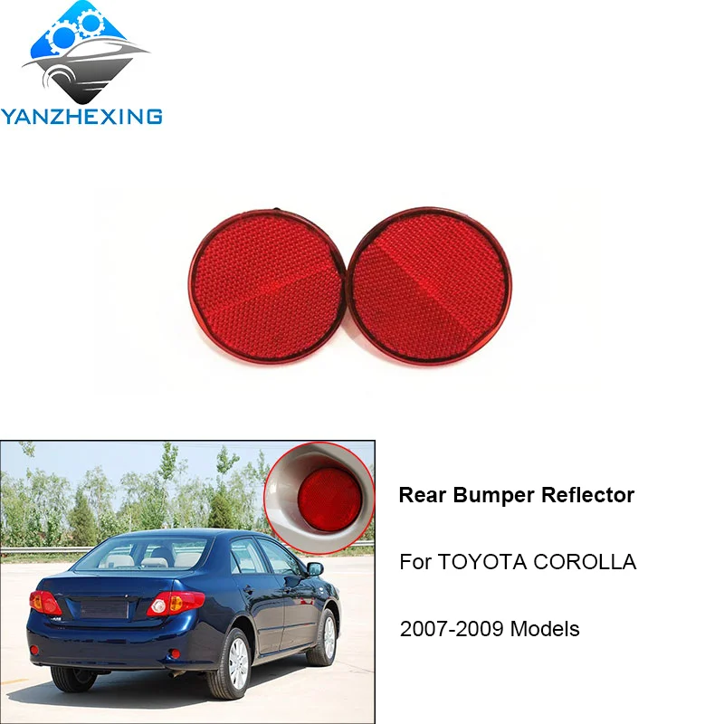 Yzx Para Toyota Corolla 2007 A 2008 2009 2010 Parachoques Trasero Reflector Niebla Lightfog Lampara Estilo De Coche De La Luz De Niebla De La Izquierda Derecho Buy Rear Bumper Reflector For Corolla Rear