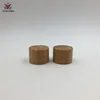 OEM 24/410 28/410 Bamboo Lid Wooden Screw Cap Cover For Cosmetic Bottle