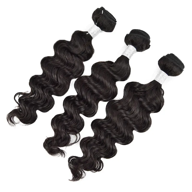 

Derun high quality new style loose deep wave mink virgin brazilian hair