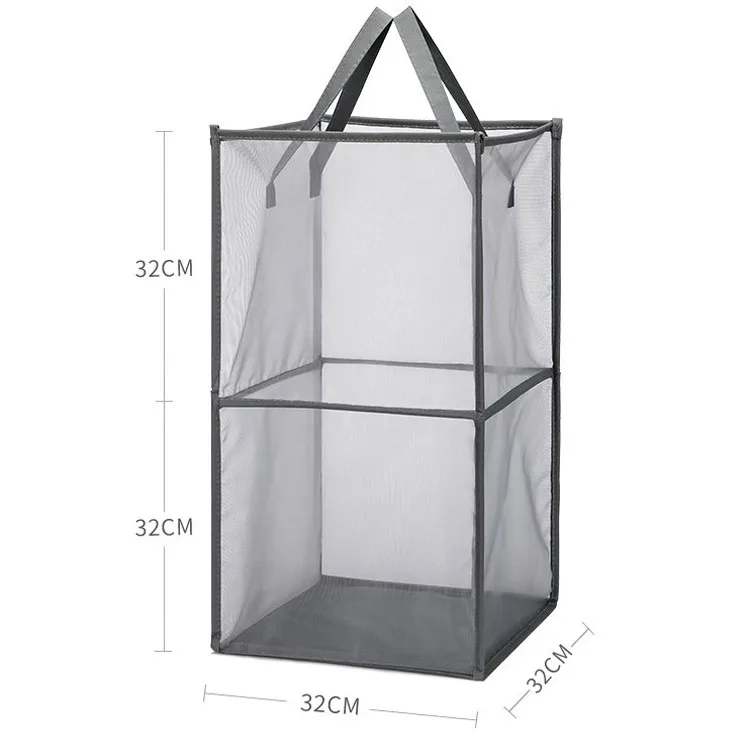 

Folding Laundry Wash Bag Home Dirty Bucket Clothes Storage Laundry Basket, As show