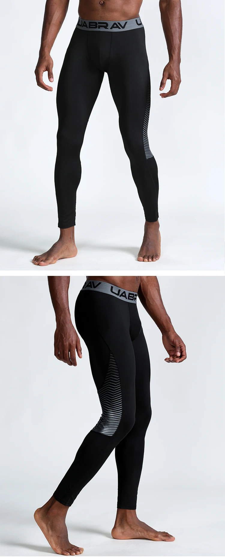 Workout Sports Compression Leggings Fitness Men Custom Wholesale Blank ...