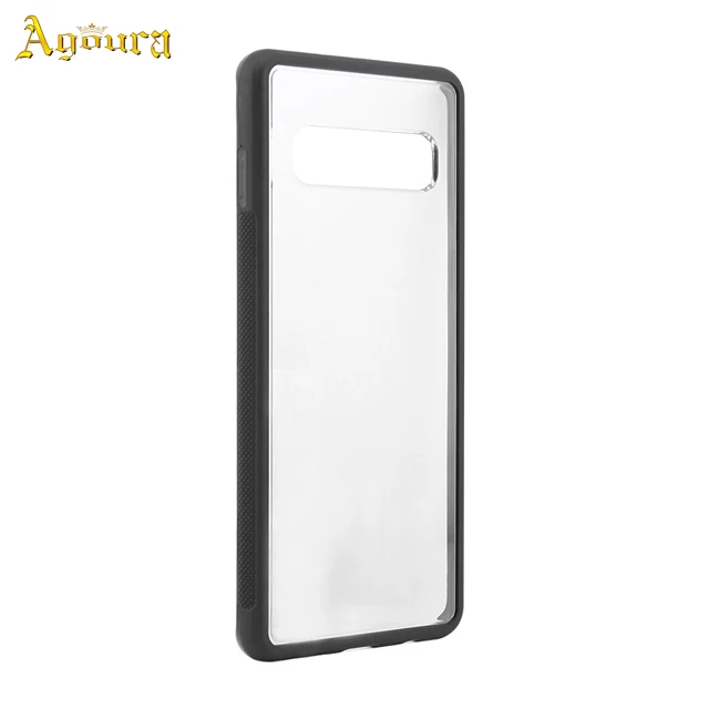 

TPU soft mobile phone case for Samsung S10 in stock, Black,white