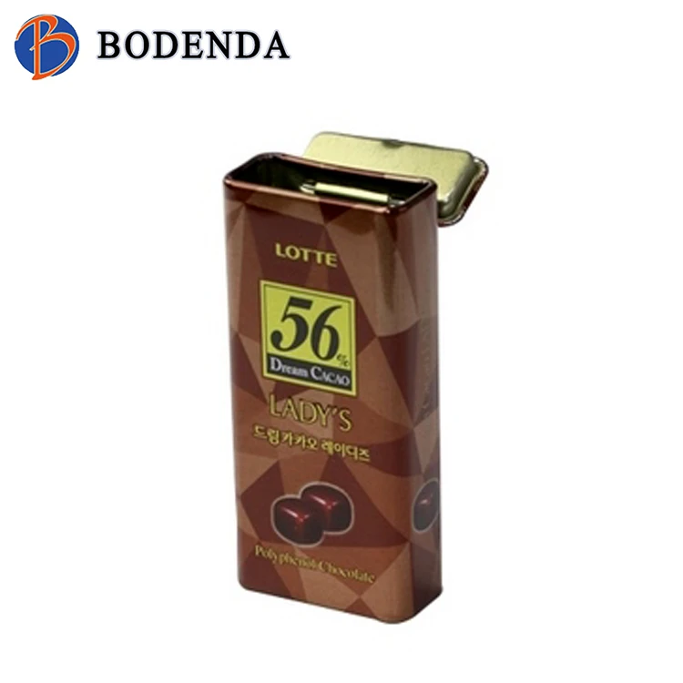 Mint personalised Tin container packaged for gum chew