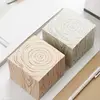 Office wooden pallet paper sticky memo pad cube notes