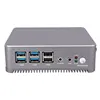 RGEEK Custom itx barebone Fanless Quiet android Mini PC j3160 mini desktop Multi Display computer Nano pc with pci express slot