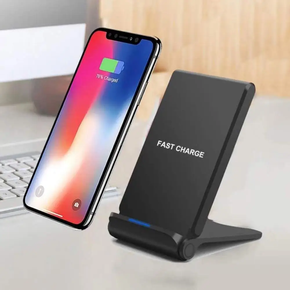 

Qi Fast Wireless Charger Stand For Smart Phone Wireless Charger for Mobile Phone