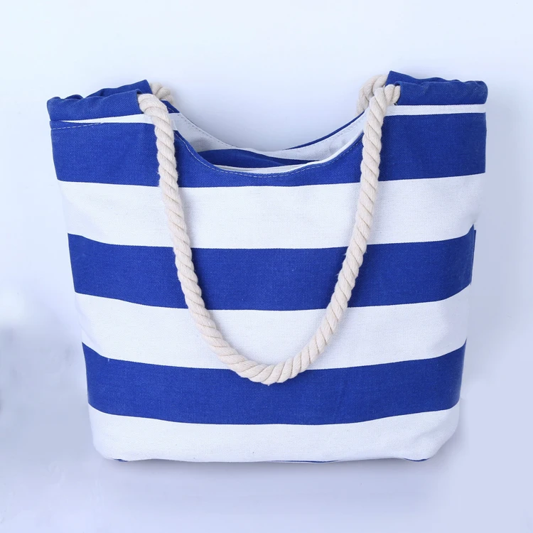 stripe canvas bag-2