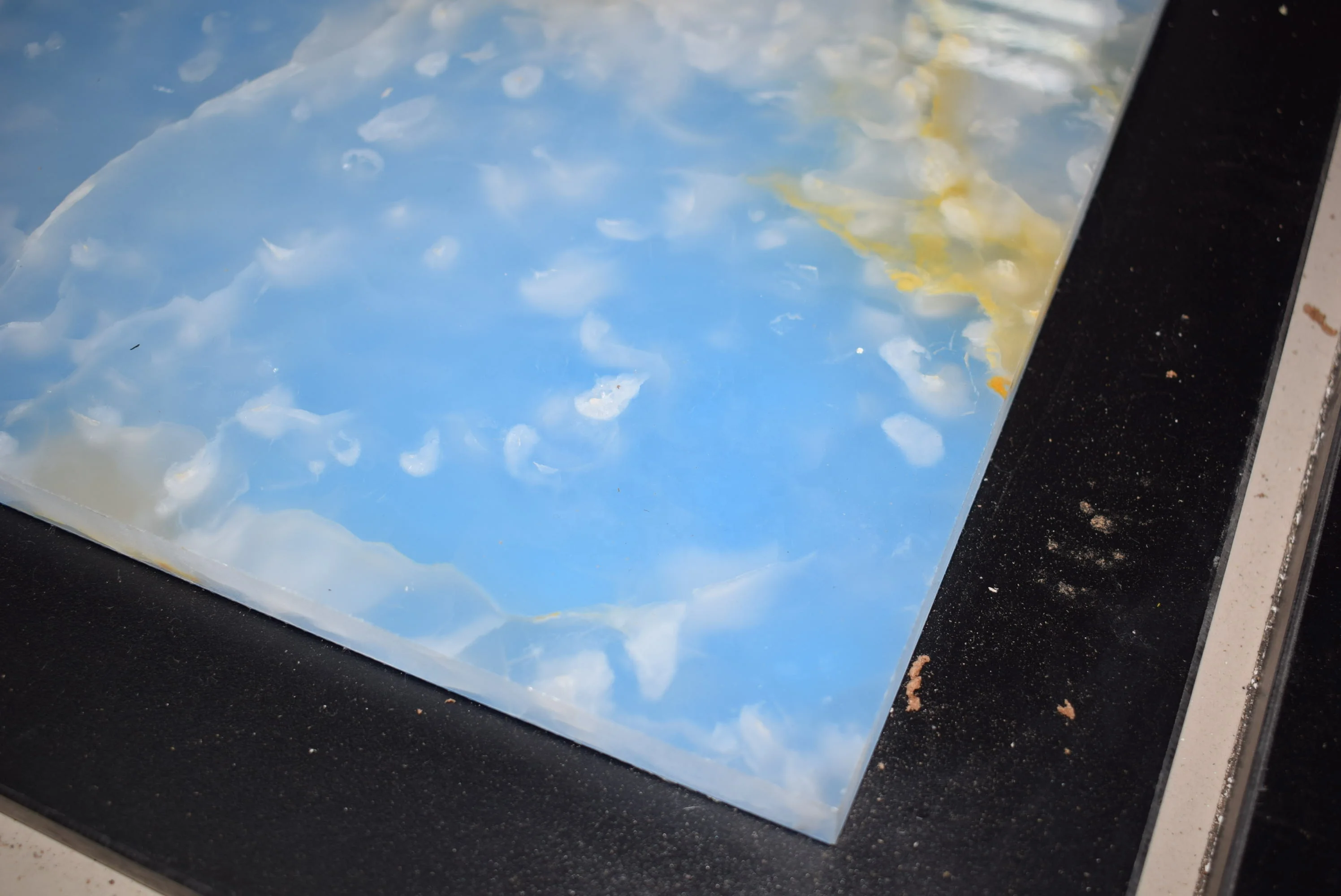 
LUXURY Natural Blue onyx marble slab tile 