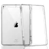 For iPad Air 1/2 Case Transparent Soft TPU Flexible Bumper Case with Pencil Holder for iPad Air 1/2