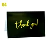 Foldable black thank you stock paper custom printer card sheets packaging tags for amazon eBay seller gift card yiwu