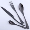 4pcs Home Western Food Stainless Steel Cutlery Set Flatware Tableware Sets Fork Steak Knife Spoon Tea Spoon Dinnerware Set