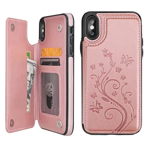 Aliba Leather Phone Case Wallet iPhone Samsung