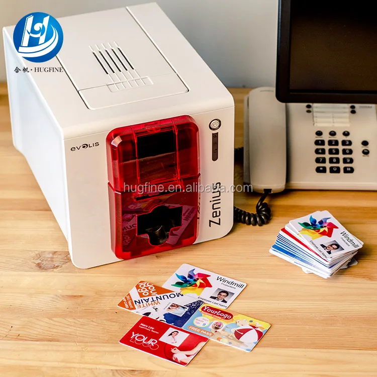 

Proffesional CR80 Standard Evolis Zenius Plastic Card Printer