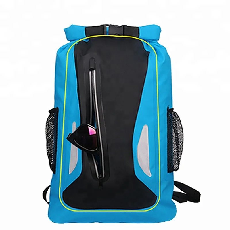 

6 Color 25L Outdoor Camping Hiking Double Shoulder Strap Waterproof Dry Backpack, Dark blue/blue/yellow/green/orange/green/pink
