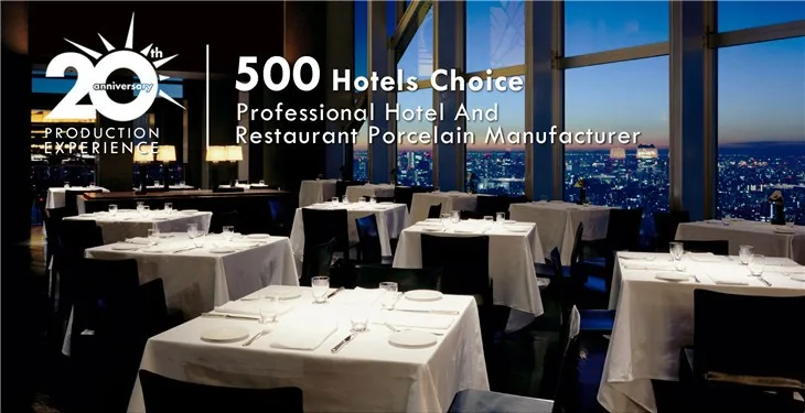 Restaurant porcelain limoges for hotel