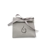 

High quality cosmetics jewelry packaging suede pouch