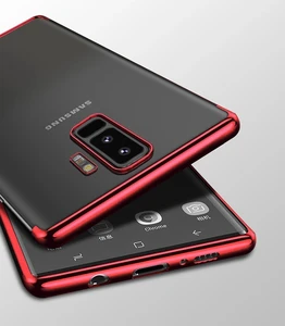 Electroplated Clear Soft TPU Case Samsung Galaxy S9