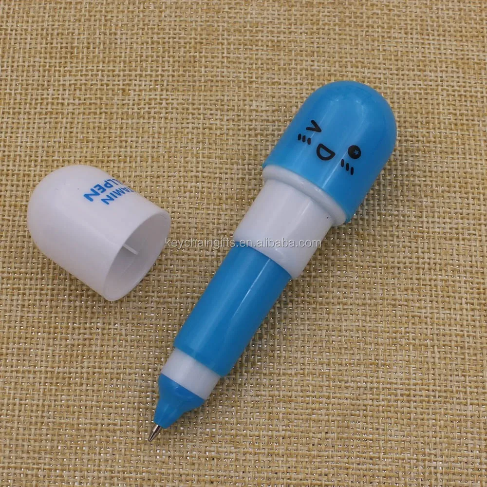 Cheap Telescopic Pens/ Lovely Vitamin Capsule Pens/ Cute Ballpoint Pens