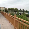 Modern style outdoor decorative WPC column for commercial railing