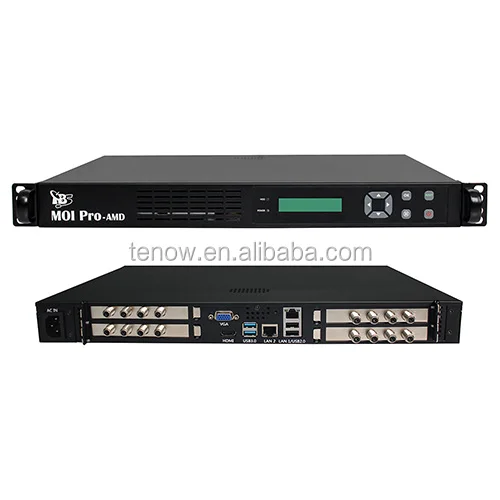 

TBS 2951 Professional IPTV Streaming Server with 4pcs DVB-S2 octa tuner card hd iptv server Linx