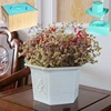 Geometric Big Resin Vase pot forms Silicone molds Living room Concrete Flower Pot silica mold