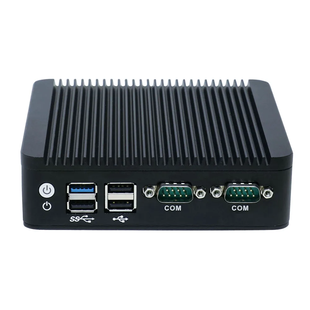 Digital signage J1900 mini pc windows10 dual lan barebone with 6*USB and 1*RS232