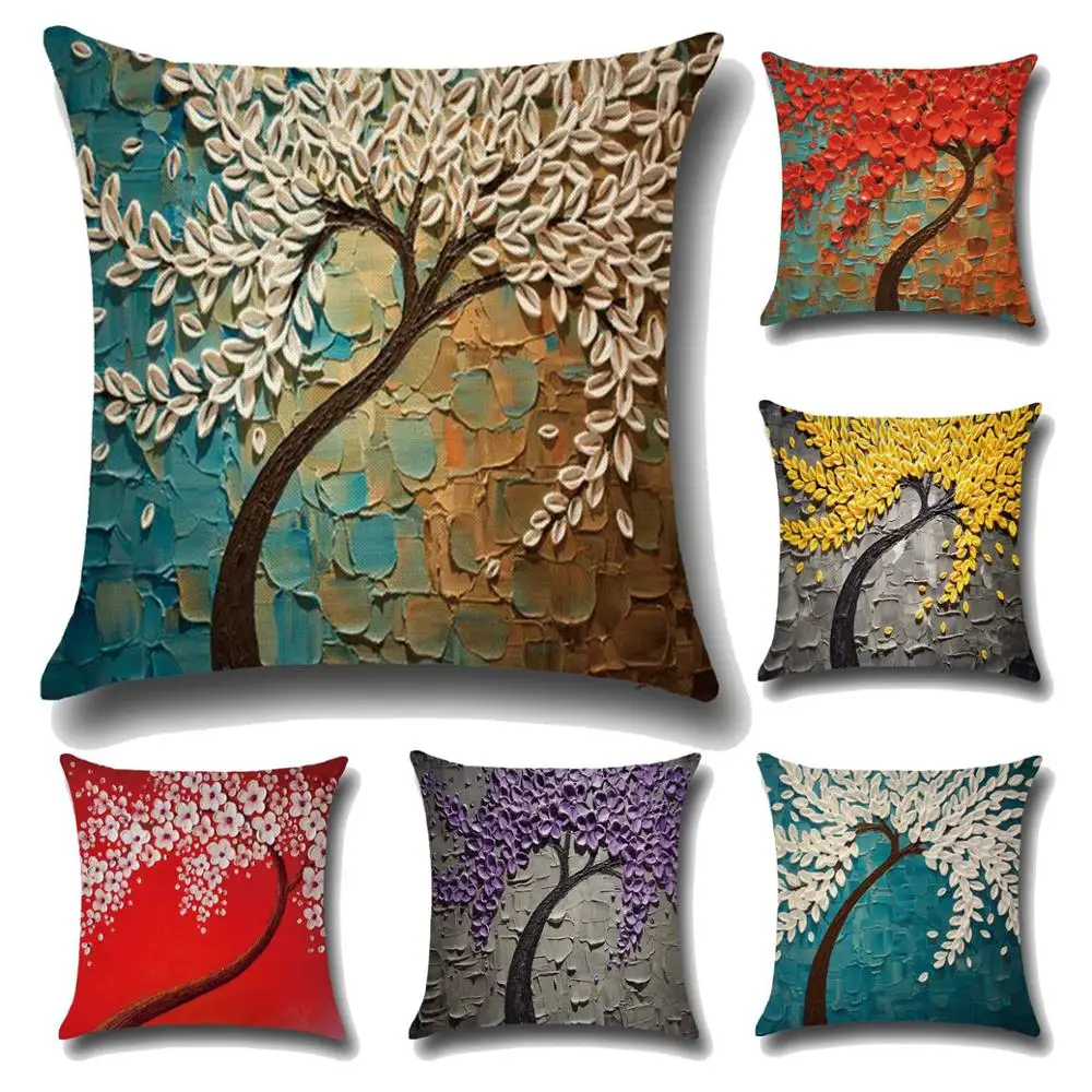 Wholesale Fancy Latest Design 3d Painting Throw Pillow Covers