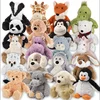 factory direct plush microwave animal heat toy/plush elephant warm heated toy/stuffed grape pip plush elephant heated for winter