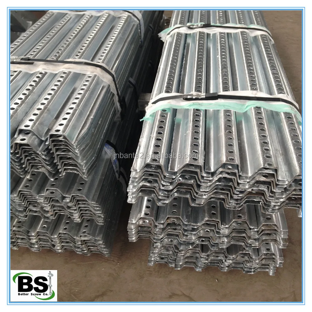 U-Channel Sign Posts feature a powder coated finish on hot-rolled