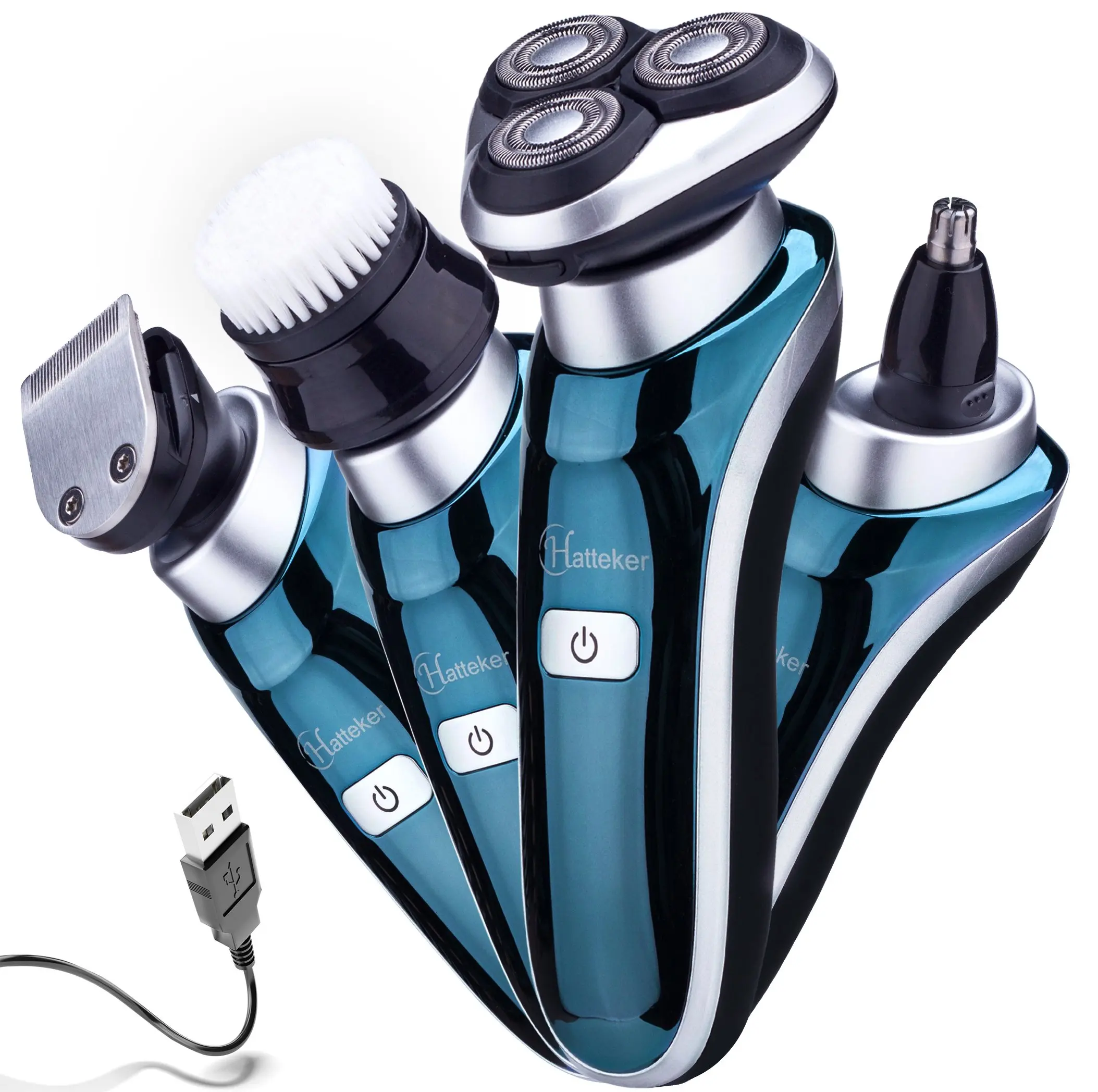 hatteker 4 in 1 rotary shaver